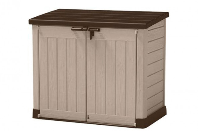Ящик Store it out MAX, 1200 л, бежевый-коричневый Ящик Store it out MAX, 1200 л, бежевый-коричневый