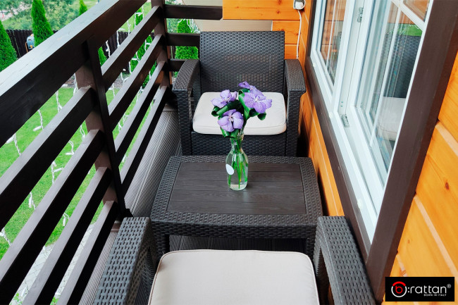Комплект мебели Rattan Comfort 5, венге