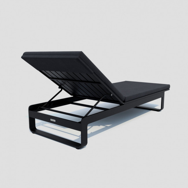 Шезлонг LETTO антрацит - каркас карбон Шезлонг LETTO антрацит - каркас карбон