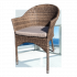 Плетеное кресло AFM-353CL Beige + подушка