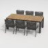 Стол обеденный TELLA  XL из тика 300x100
