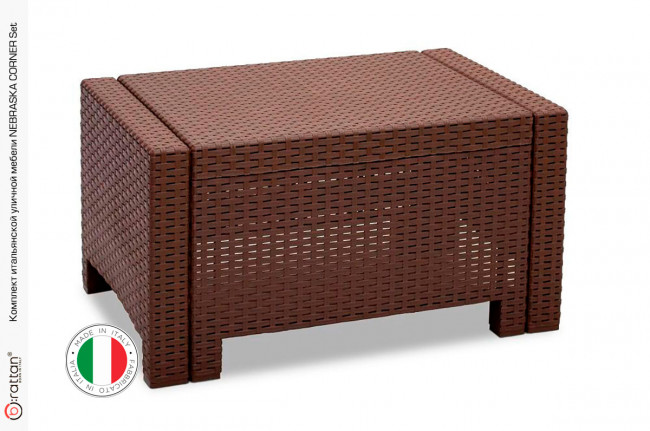 Комплект мебели NEBRASKA CORNER Set (углов. диван, столик), венге