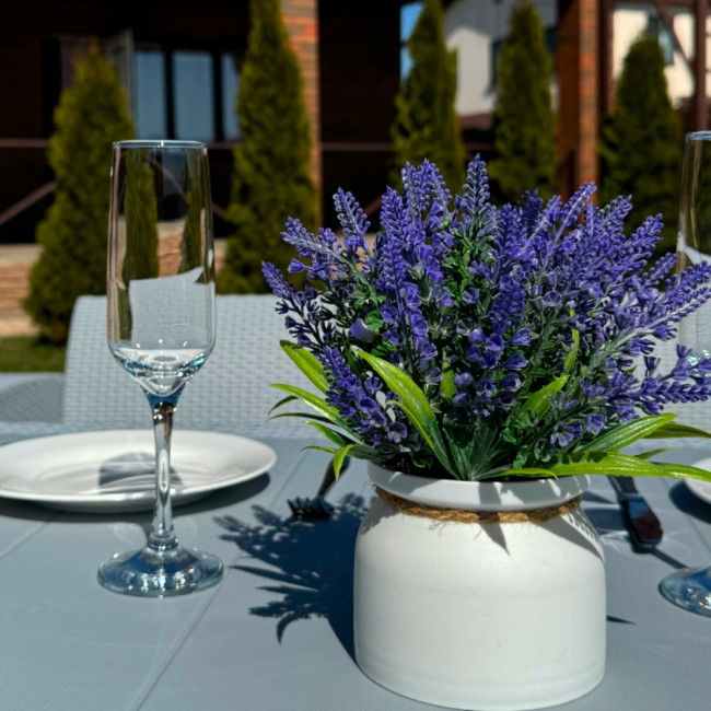 Обеденный комплект LANA LUX DINING L светло-серый