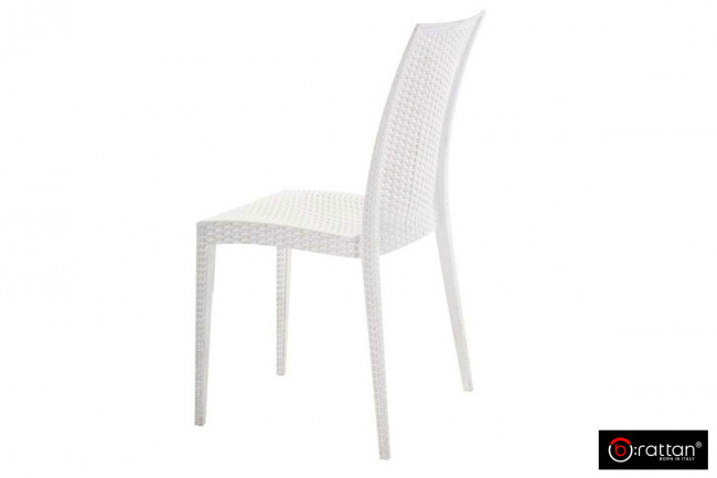 Стул B:rattan VIRGINIA без подлокотников, белый