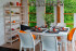 Стол B:rattan Houston 1500*900мм, белый Стол B:rattan Houston 1500*900мм, белый