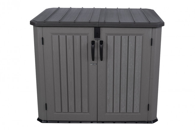 Ящик пластиковый WoodLook, 1380 л, серый Ящик пластиковый WoodLook, 1380 л, серый