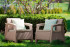 Комплект мебели Corfu Duo (2 кресла), капучино Комплект мебели Corfu Duo (2 кресла), капучино