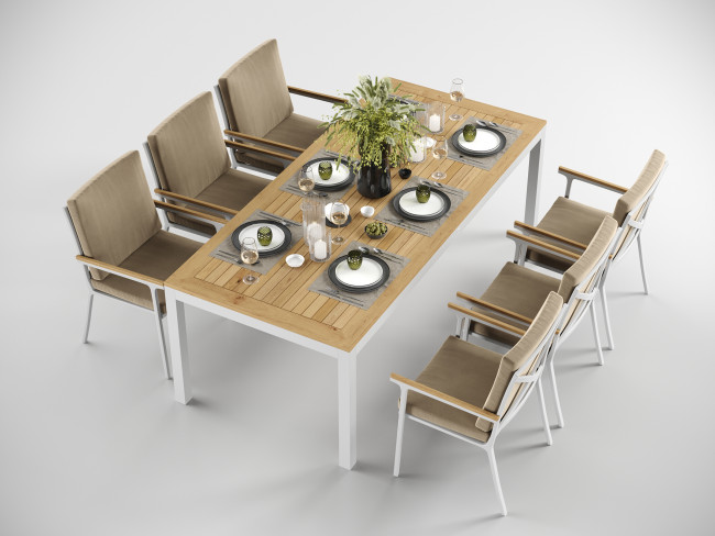 Обеденные группы Gardenini Premium Bella
