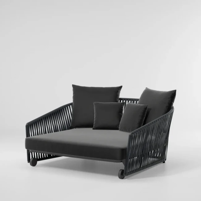Кровать Нордик роуп flat графит