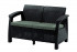 Комплект мебели Corfu Russia Love Seat (2х мест.диван), графит