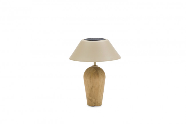 Kiruna (Bottle Teak S Cap) Светильник бежевый, алюминий/тик
