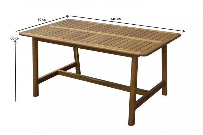 Стол из акации CALISTO 140 см  Joygarden