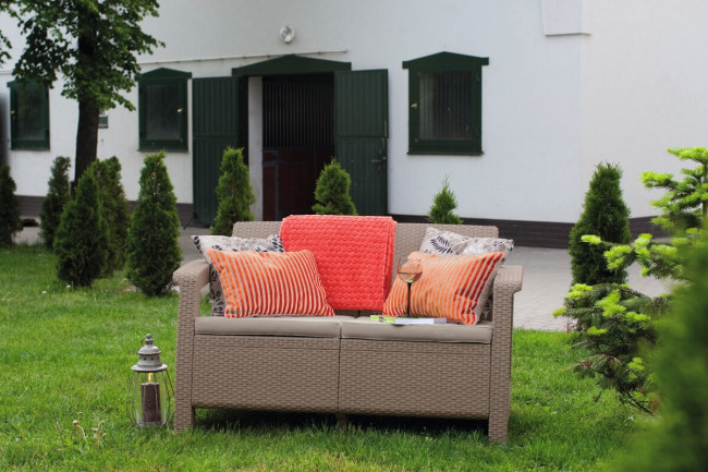 Комплект мебели Corfu Love Seat (2х мест.диван), капучино
