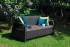 Комплект мебели Corfu Russia Love Seat Max (3х мест.диван), коричневый