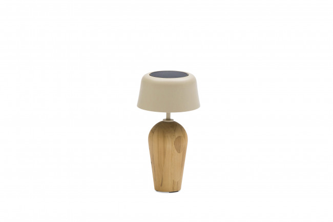 Kiruna (Bottle Teak S) Светильник бежевый, алюминий/тик