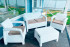 Комплект уличной мебели TWEET Terrace Set, белый Комплект уличной мебели TWEET Terrace Set, белый