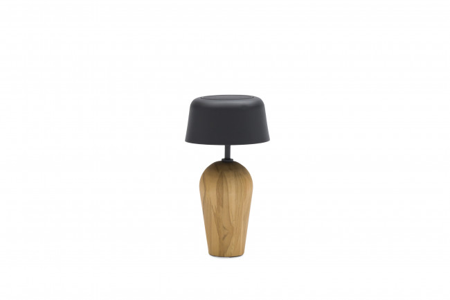 Kiruna (Bottle Teak S) Светильник антрацит, алюминий/тик