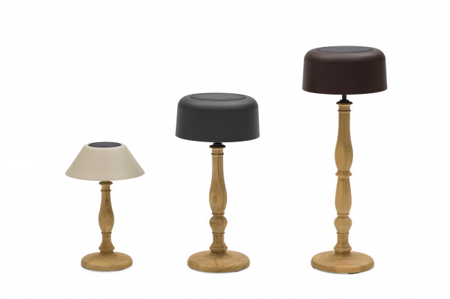 Kiruna (Classic Teak L) Светильник антрацит, алюминий/тик