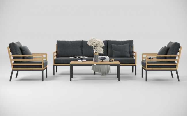 Лаунж зоны Gardenini Premium PatioCalma long