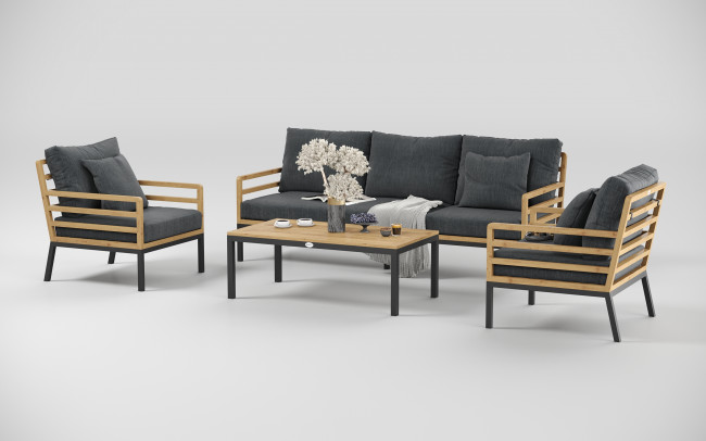 Лаунж зоны Gardenini Premium PatioCalma long
