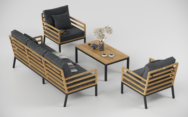 Лаунж зоны Gardenini Premium PatioCalma long