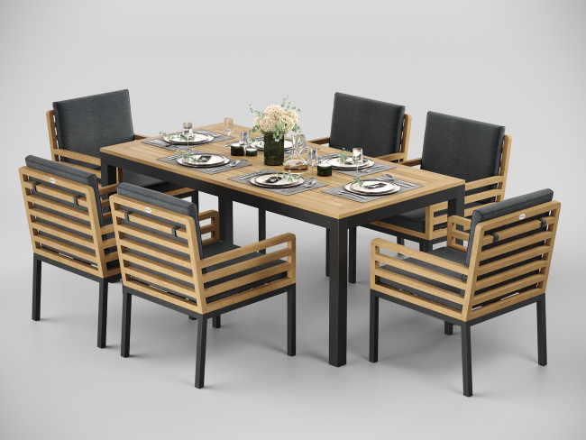 Обеденные группы Gardenini Premium Bella