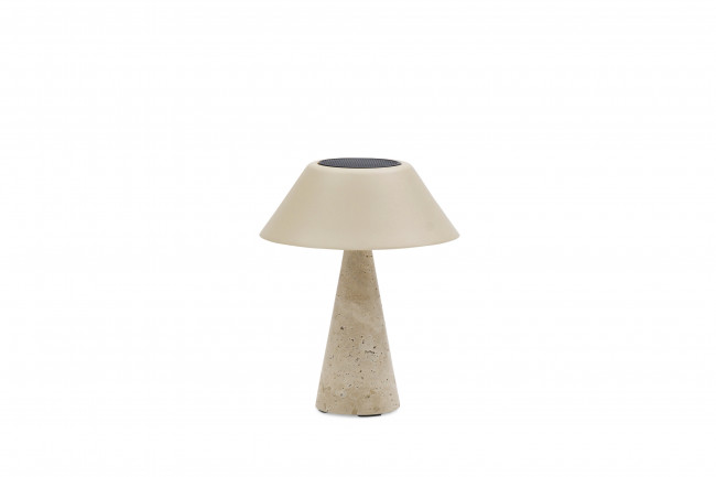 Kiruna (Cone S Cap) Светильник бежевый, алюминий/натуральный камень