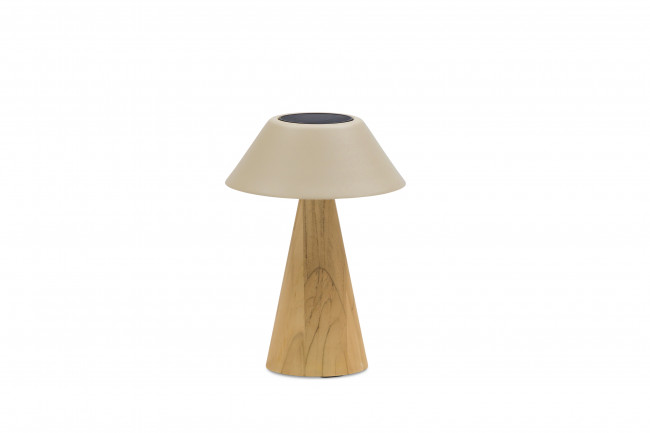 Kiruna (Cone Teak S Cap) Светильник бежевый, алюминий/тик