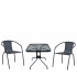 Комплект мебели Асоль LRC03/LRT03-60x60 Black (2+1)