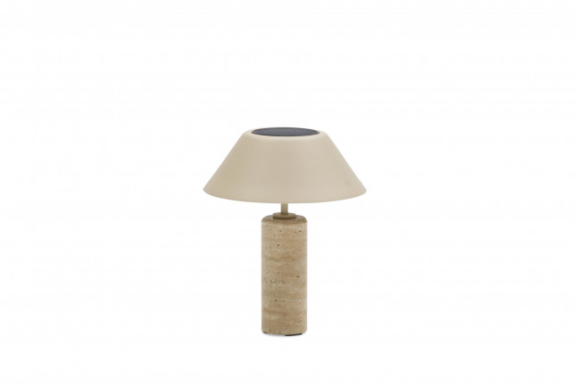 Kiruna (Cylinder Cone S) Светильник бежевый, алюминий/натуральный камень
