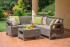 Комплект мебели Corfu Relax Set, капучино