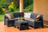 Комплект мебели Corfu Relax Set, коричневый
