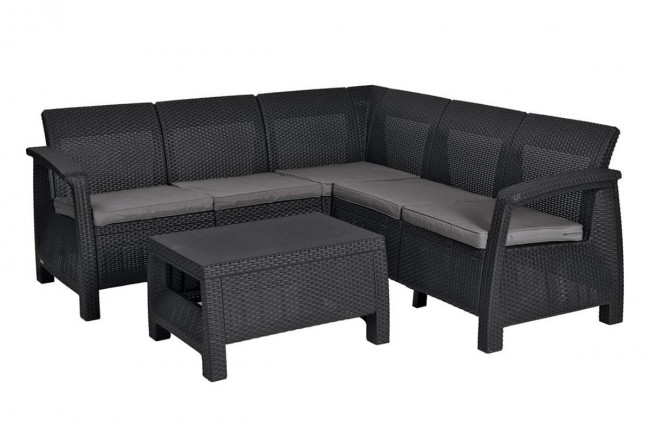 Комплект мебели Corfu Relax Set, серый