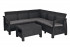 Комплект мебели Corfu Relax Set, серый
