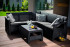 Комплект мебели Corfu Relax Set, серый