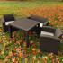 Комплект LANA LUX MINI DINING S коричневый