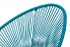Кресло Акапулько каркас белый ротанг line тёмно-бирюзовый Кресло Акапулько каркас белый ротанг line тёмно-бирюзовый