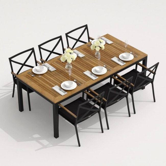 Стол обеденный TELLA  из тика 220x100