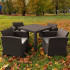 Комплект LANA MINI DINING L коричневый