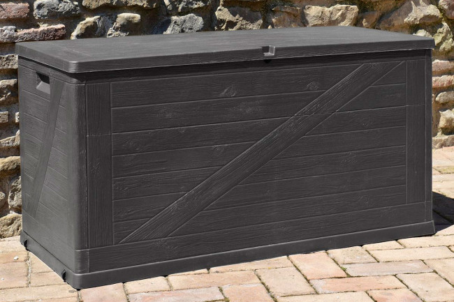 Сундук Toomax WoodLine, 420 л антрацит Сундук Toomax WoodLine, 420 л антрацит