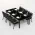 Стол обеденный CANA карбон 220x100 Стол обеденный CANA карбон 220x100